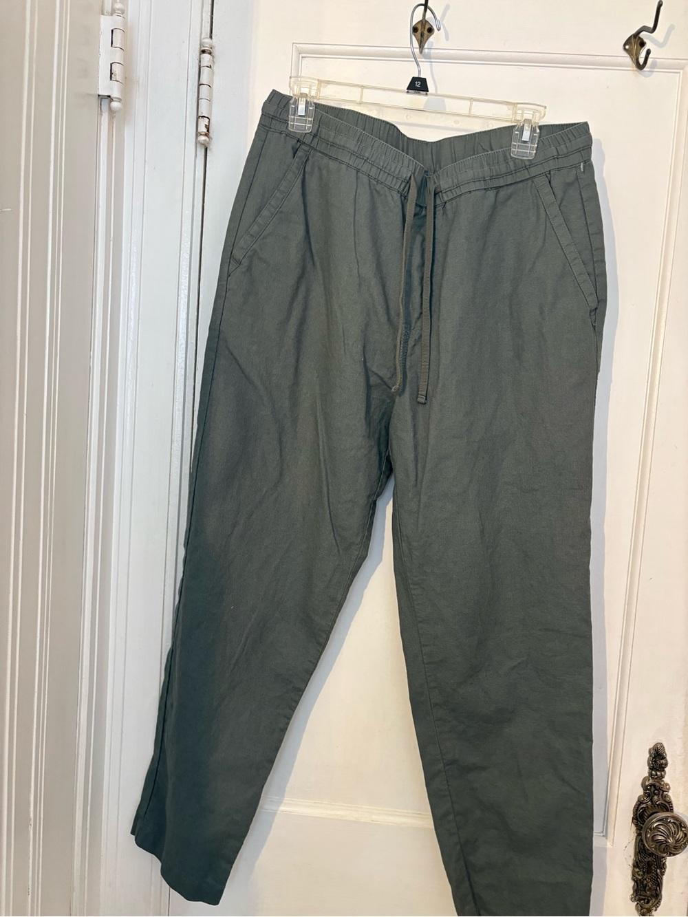 Zara Drawstring Relaxed Trousers in grey